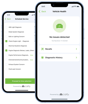 CarRx application screenshots